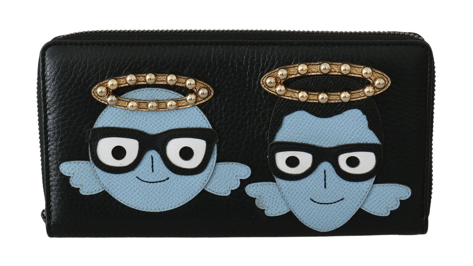 Dolce & Gabbana Angel Zip Around Wallet Black