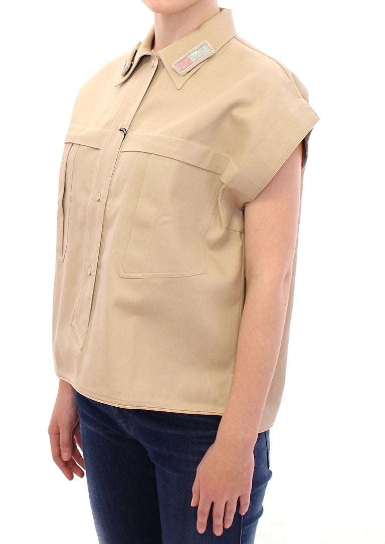 Collared Short Sleeve Shirt