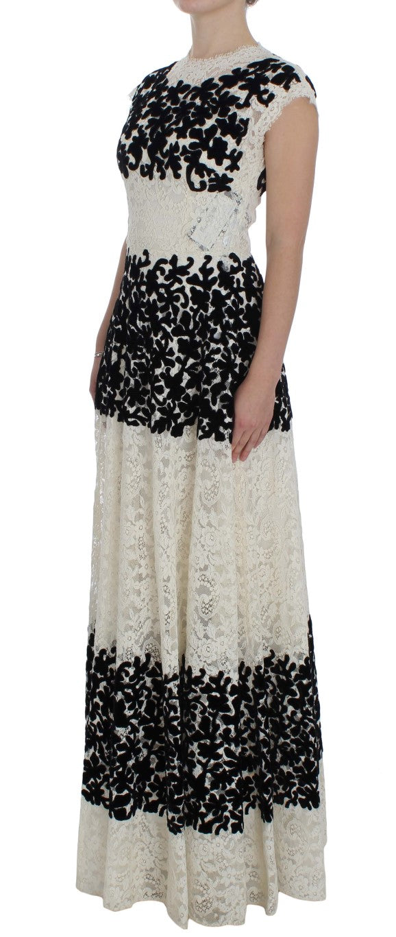 Floral Lace Maxi DressModelFloral