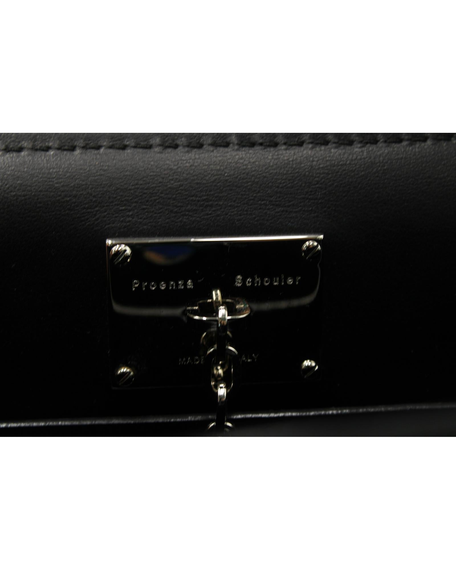 Hava Top Handle Bag in Black Leather