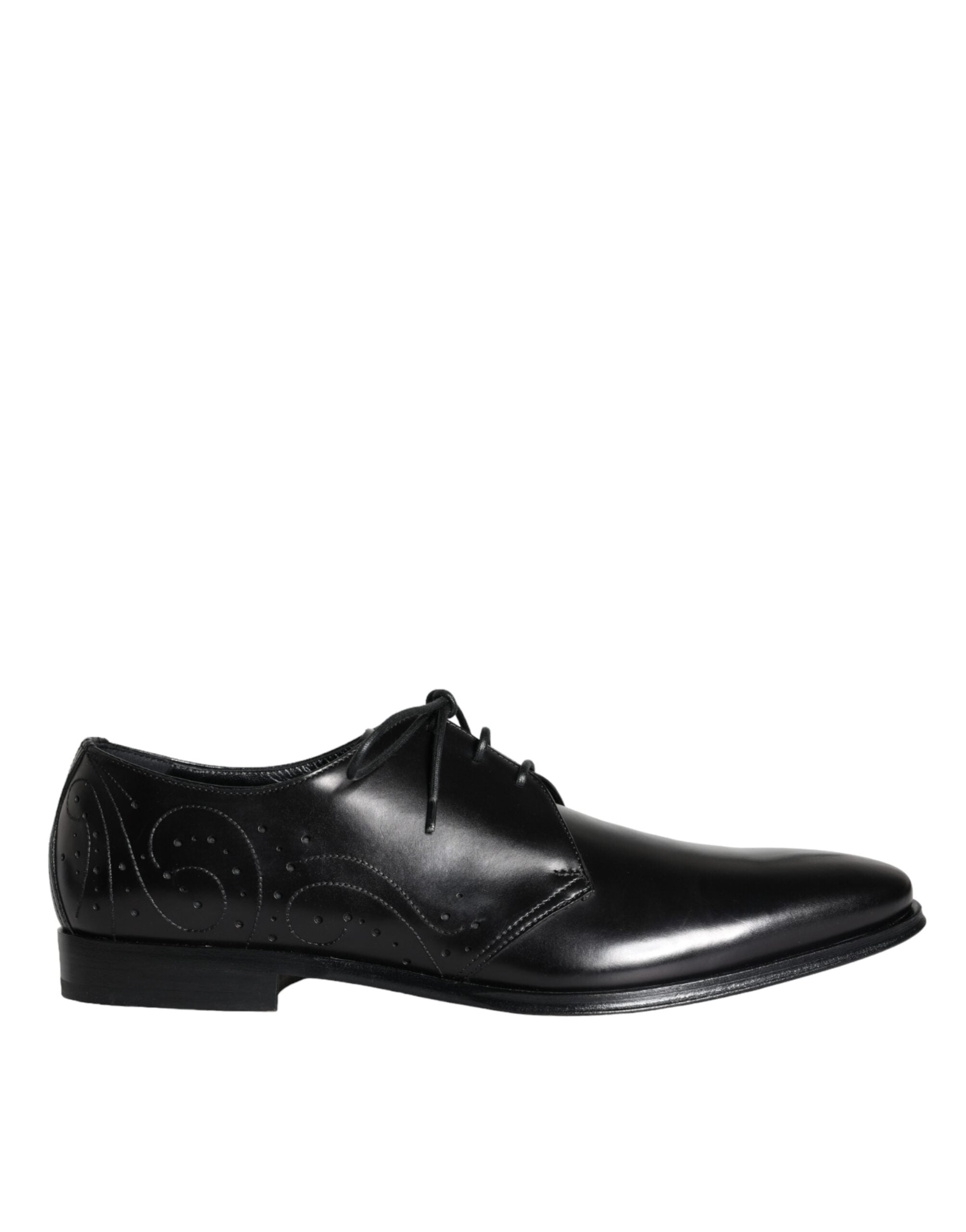 Dolce & Gabbana Men's Lace-Up Brogue Shoes Black