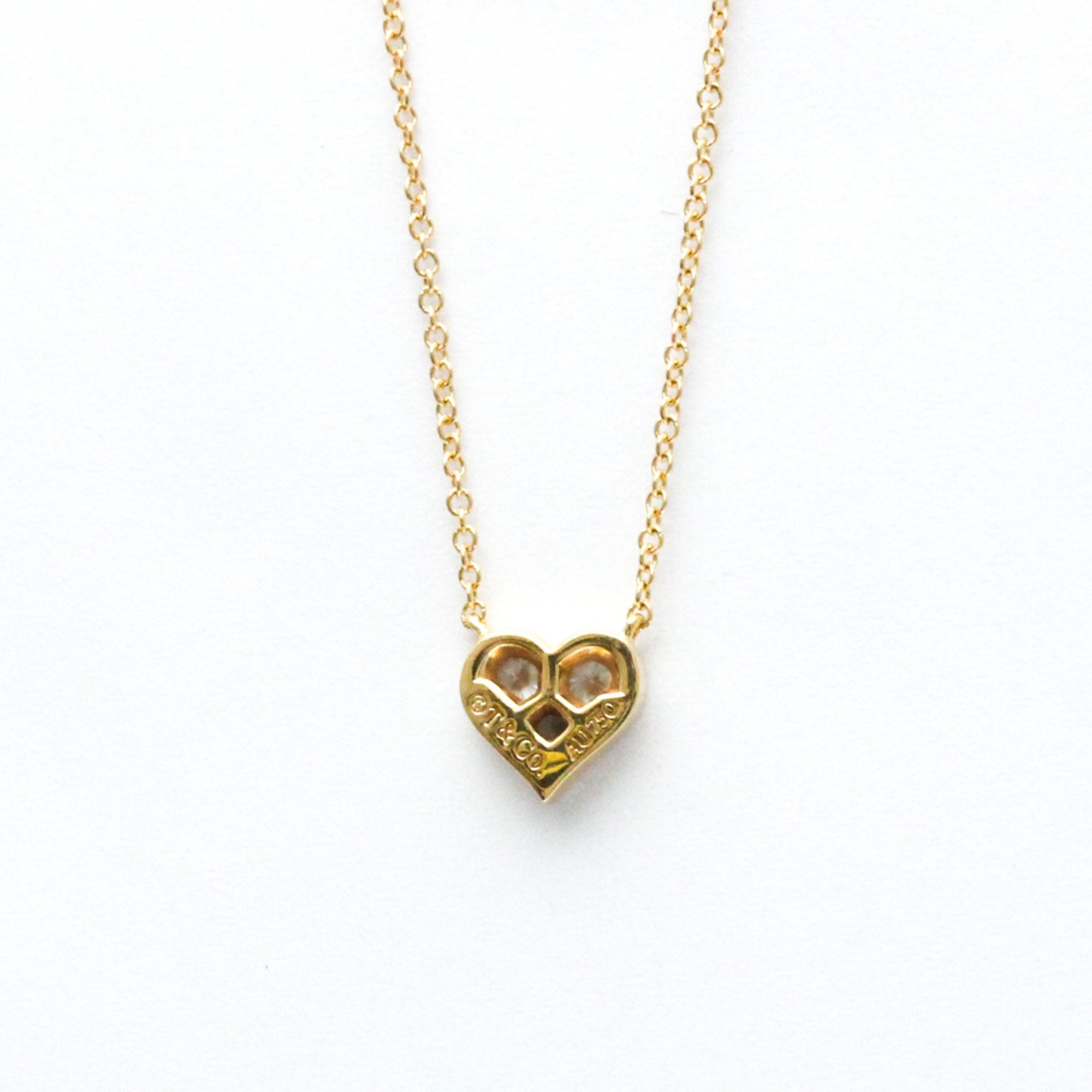 ThreeStone Heart Pendant Necklace