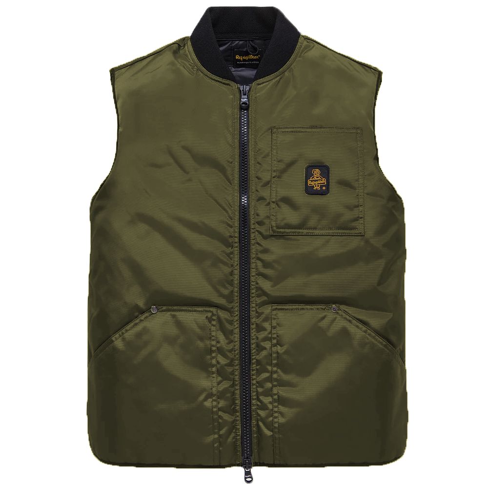 Sleeveless Ultra Breathable Down Jacket with Zipper Closure and Multiple Pockets