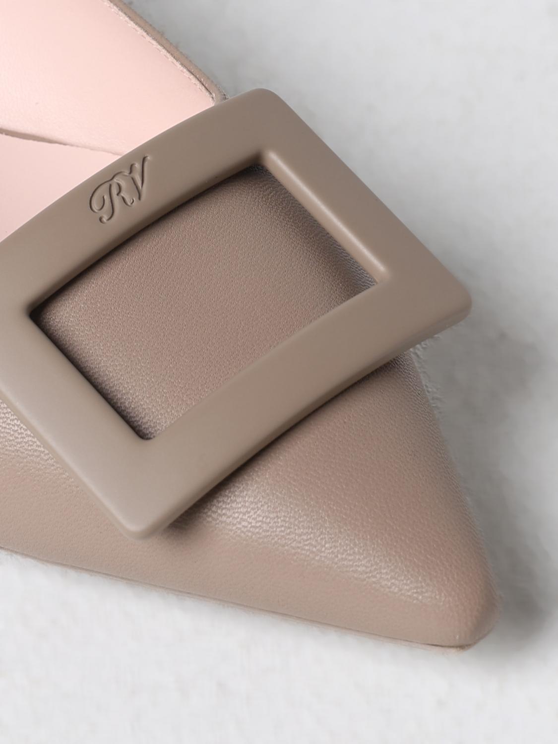 Belle Vivier Leather Ballerinas