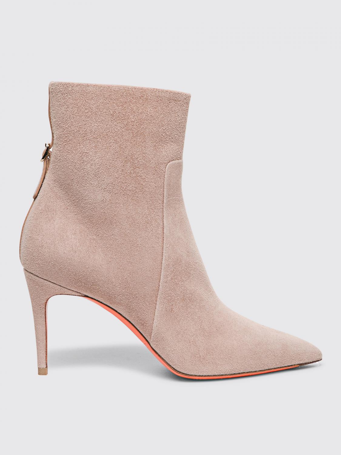 Suede Ankle Boots Pointed Toe