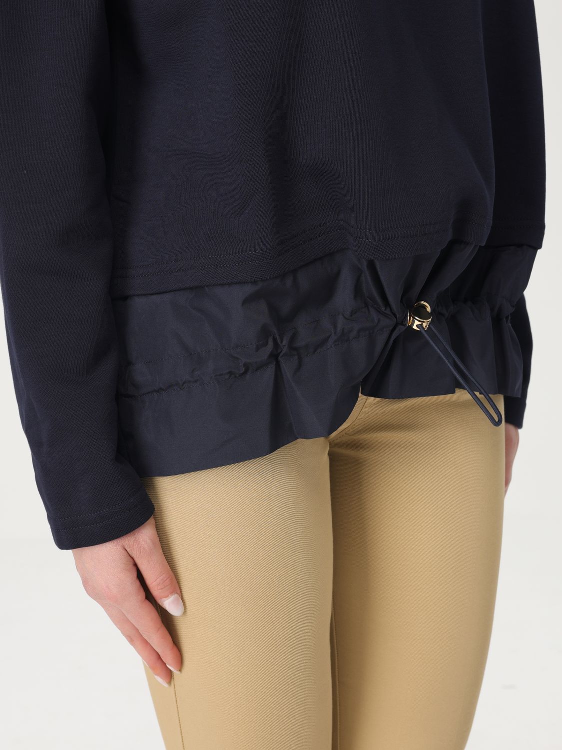 Layered Sweatshirt Pullover Top