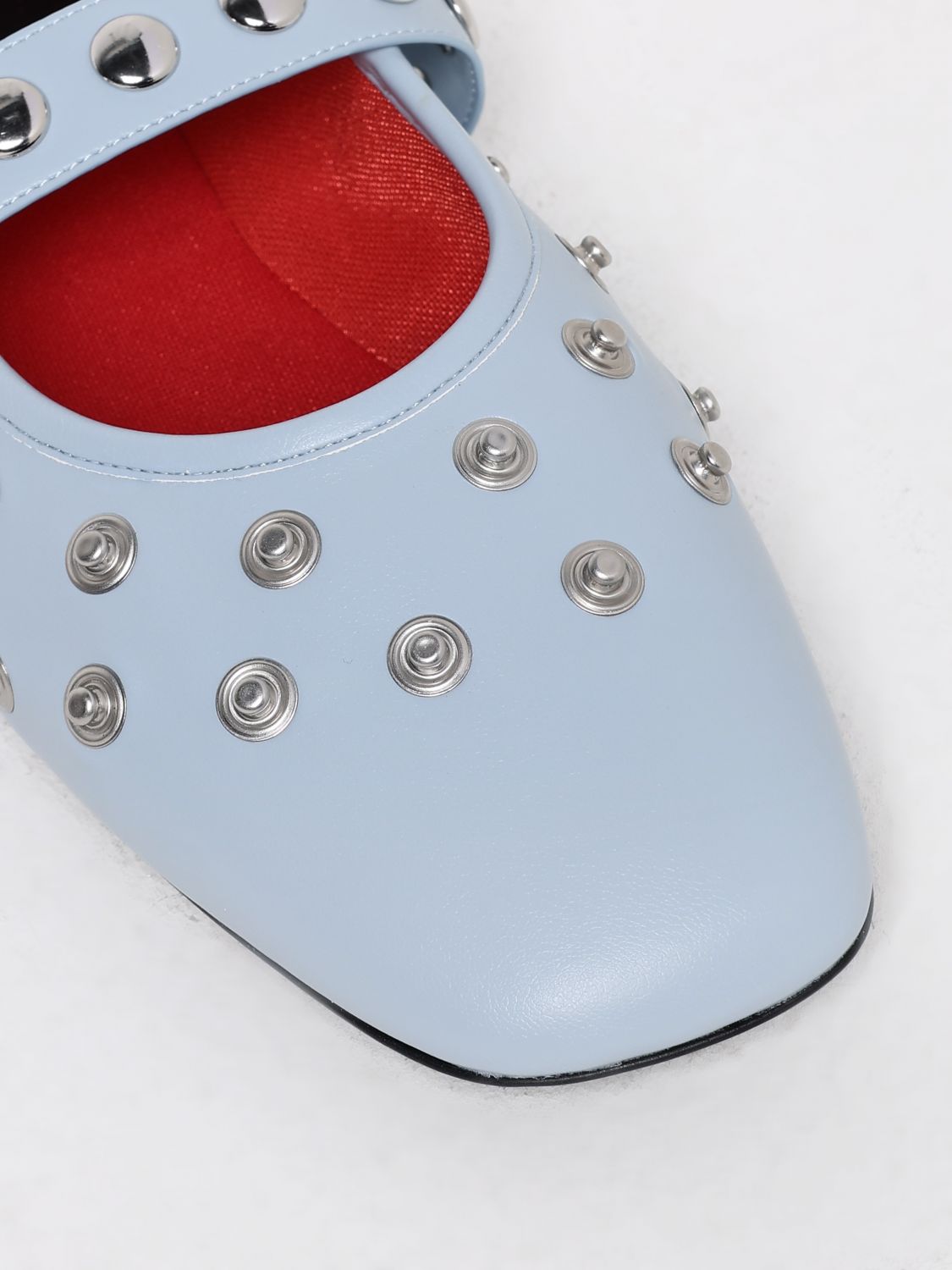 Studded Ballerina Flats