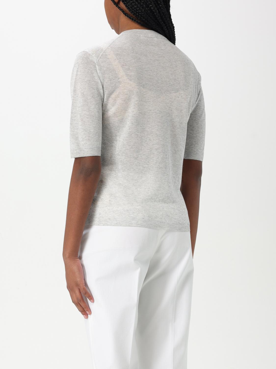 Linen Short Sleeve Knit Top