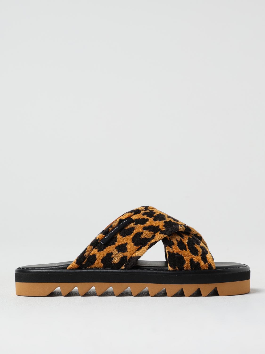 Loop Platform Slides Leopard Print