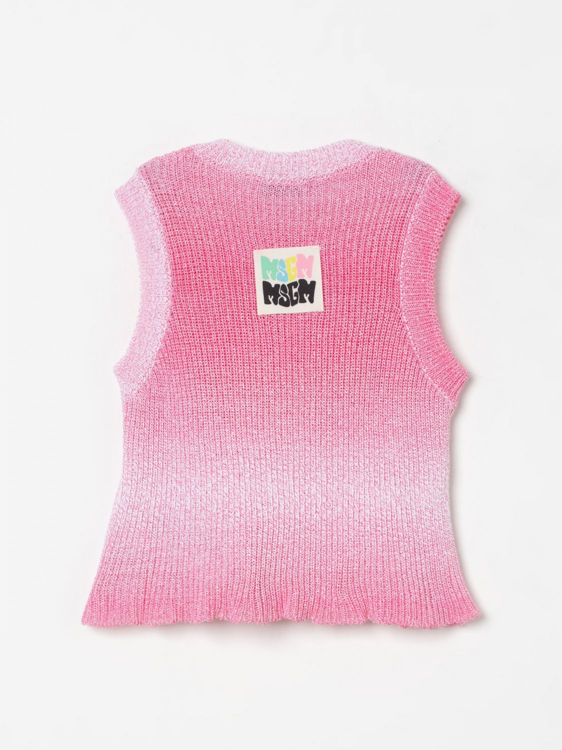 Girls Knit Sleeveless Top Ombre