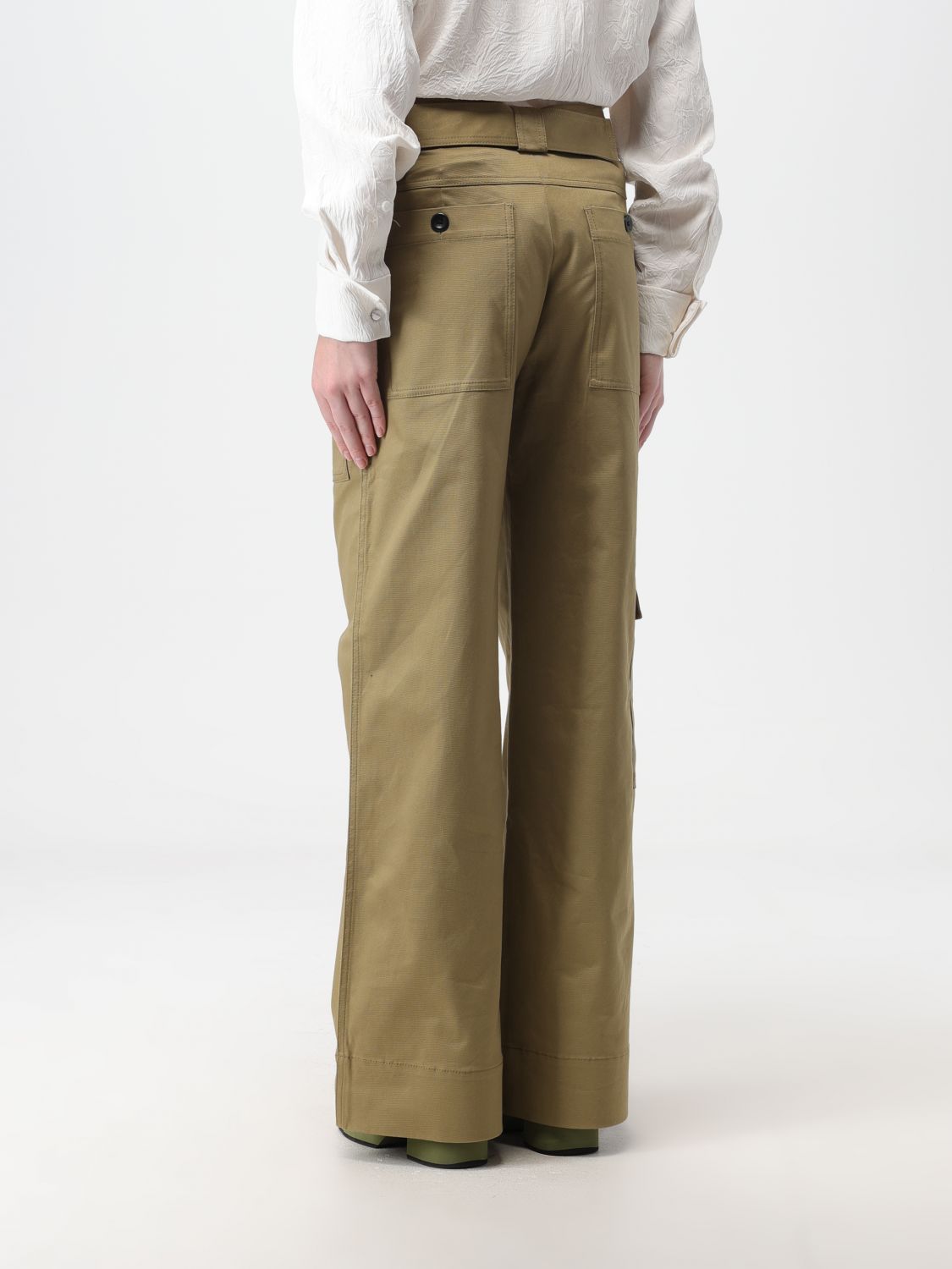 Wide Leg Belted Cargo Pants