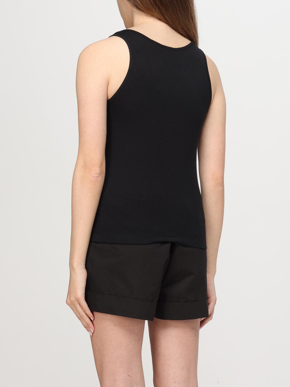 Ribbed Sleeveless Scoop Neck Top