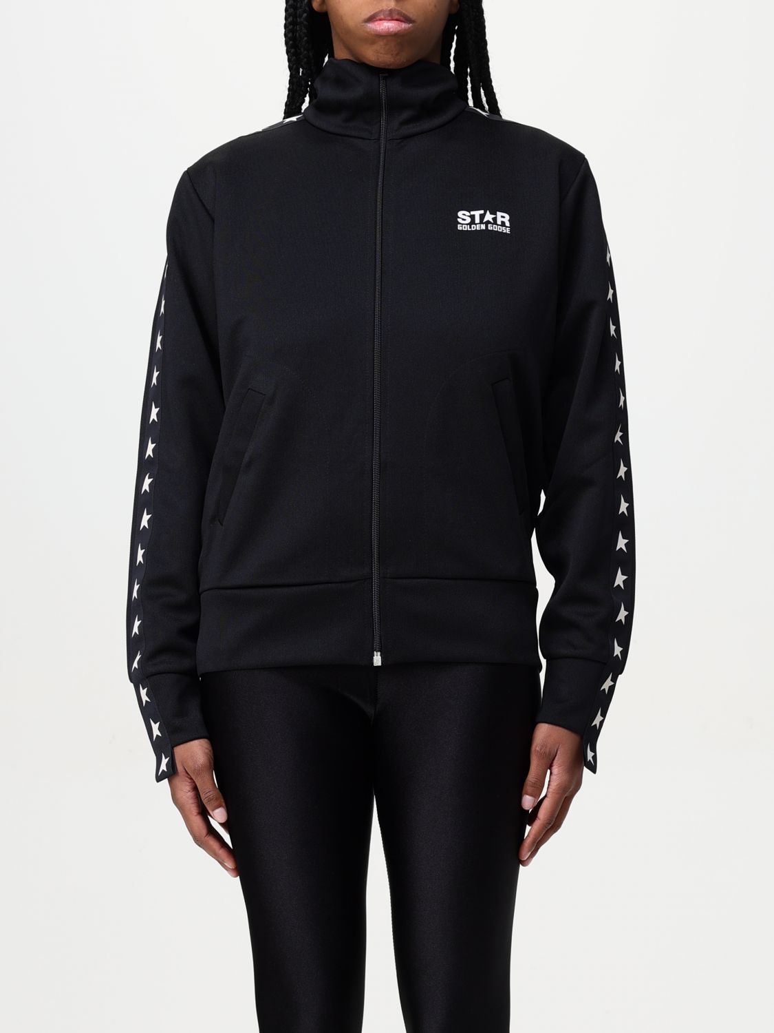 Star Track Jacket with Sleeve Detail