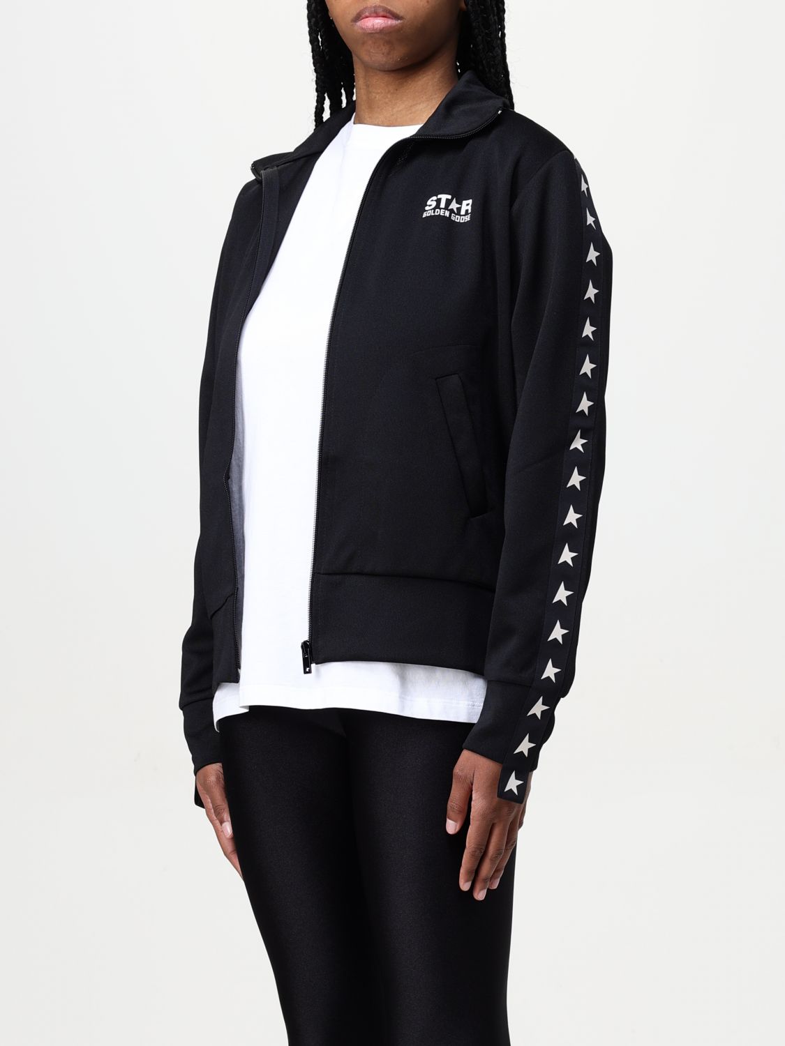 Star Track Jacket with Sleeve Detail
