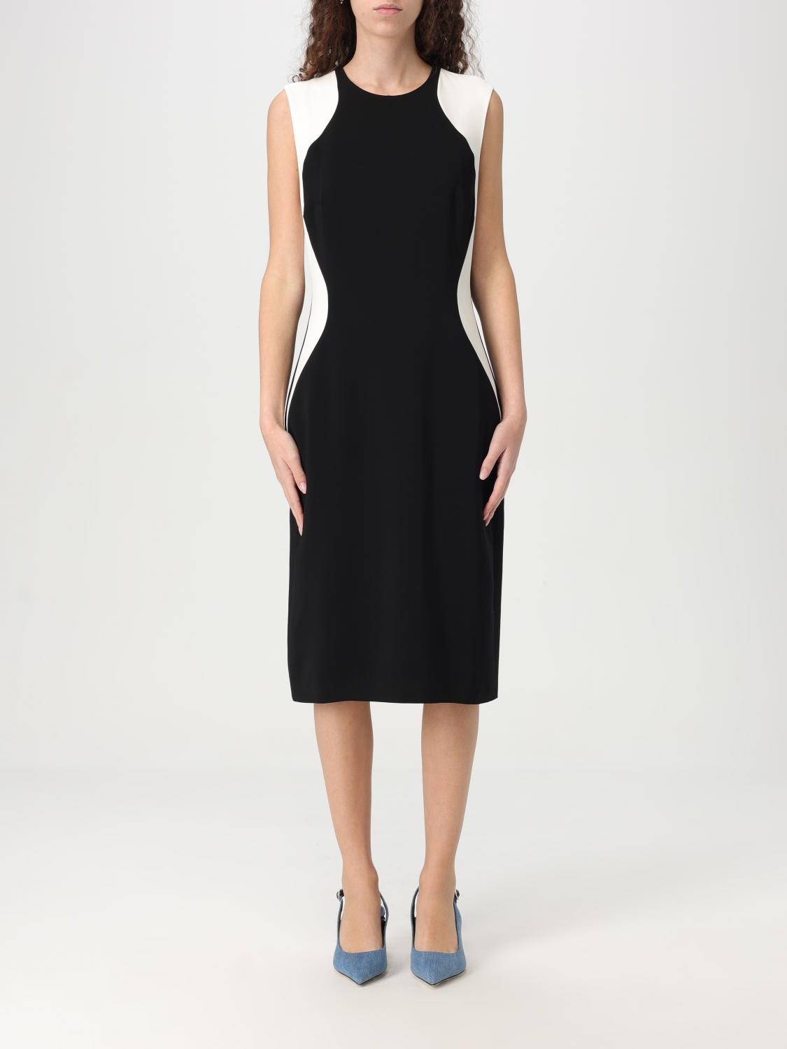 Colorblocked Midi Dress Sheath