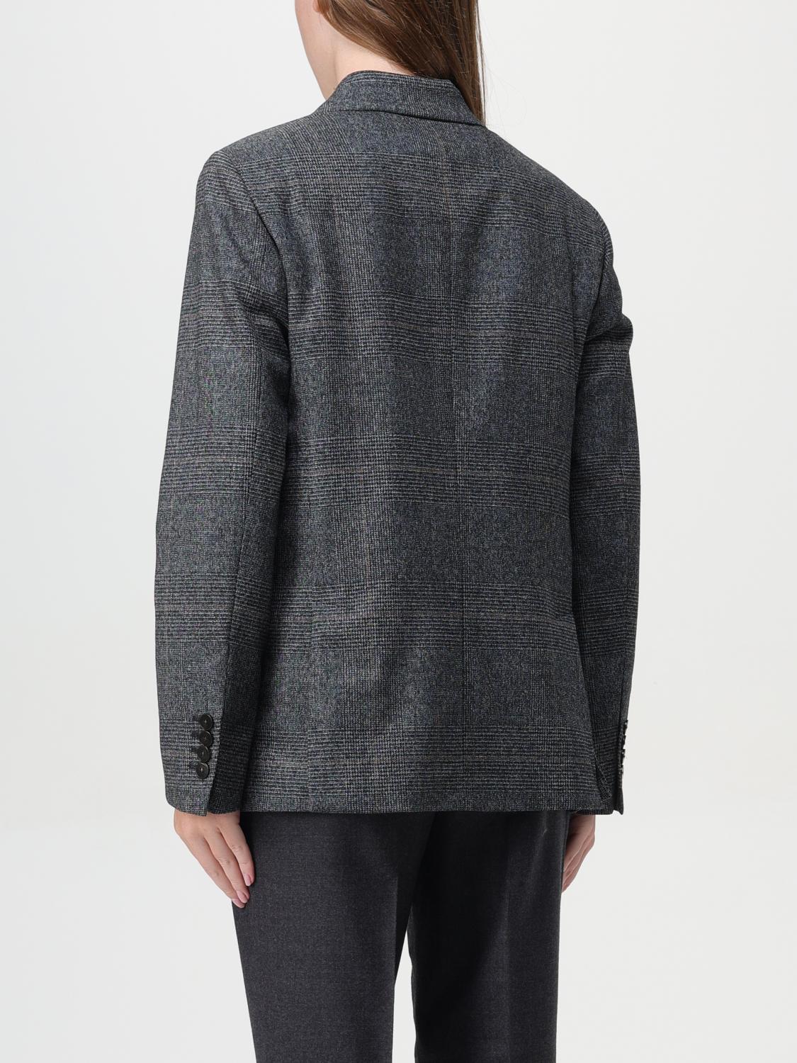 Double Breasted Plaid Blazer