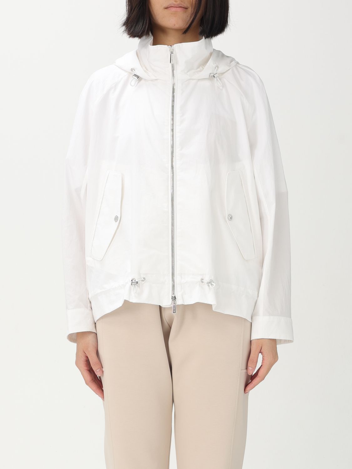 Hooded ZipUp Jacket Relaxed Fit