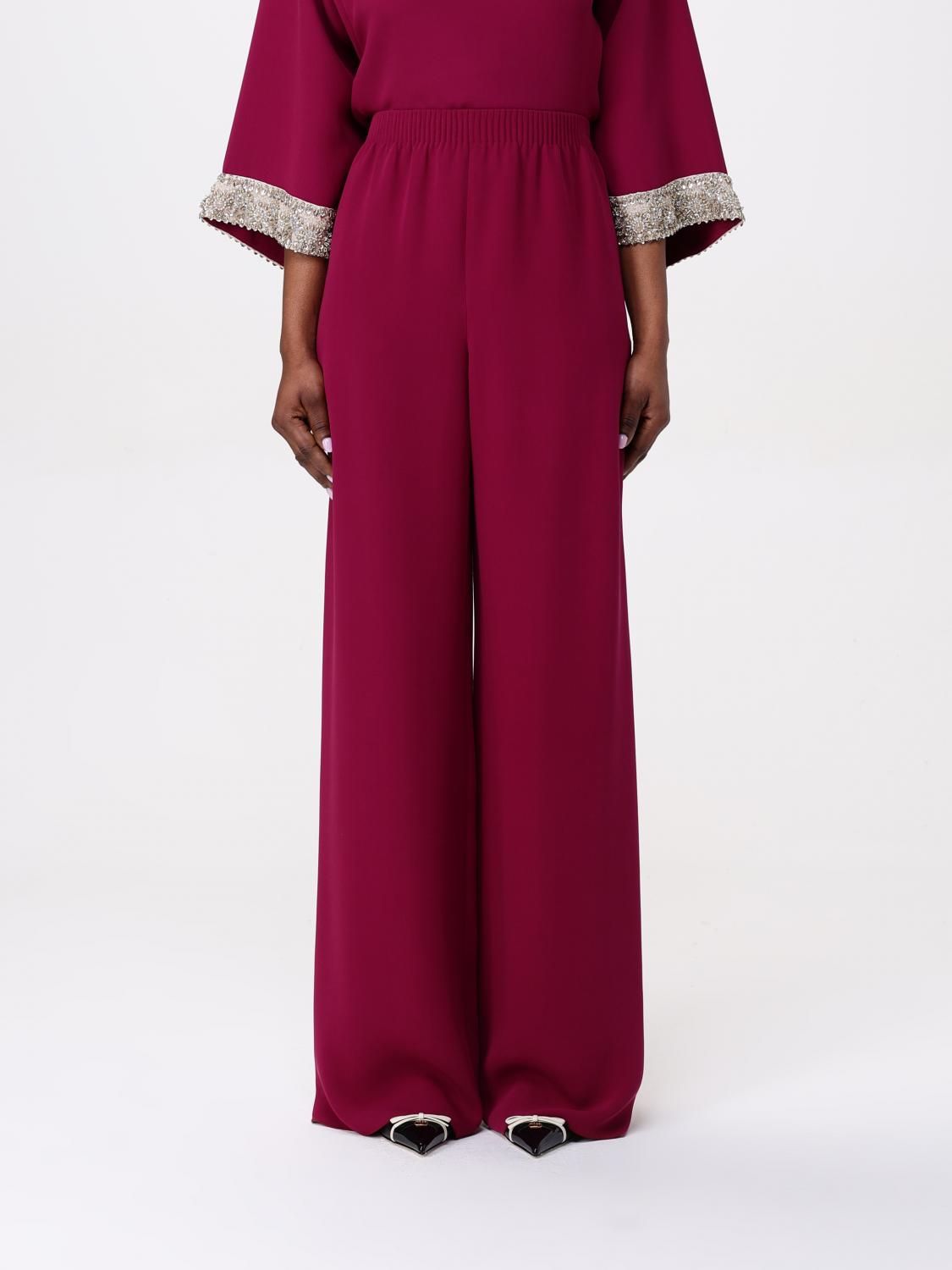 Wide Leg Pants Embellished Sleeves