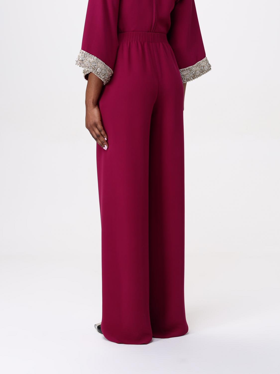 Wide Leg Pants Embellished Sleeves