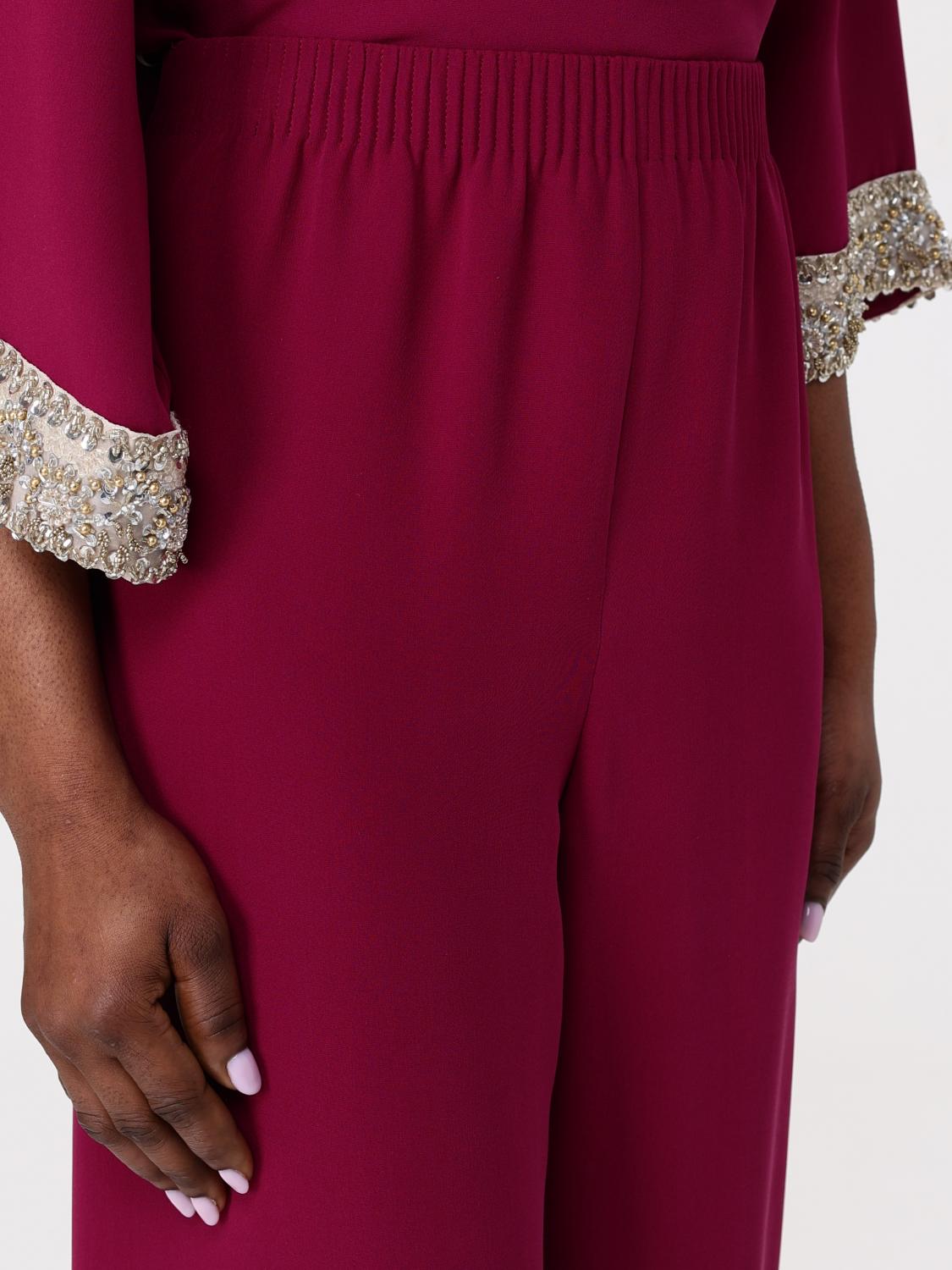 Wide Leg Pants Embellished Sleeves