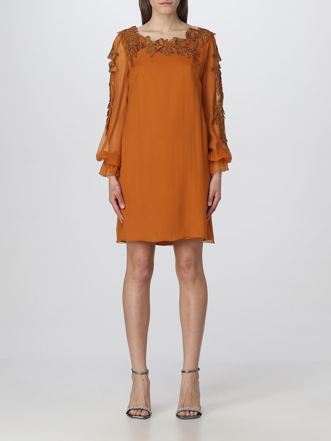 Embroidered Mini Dress Aline