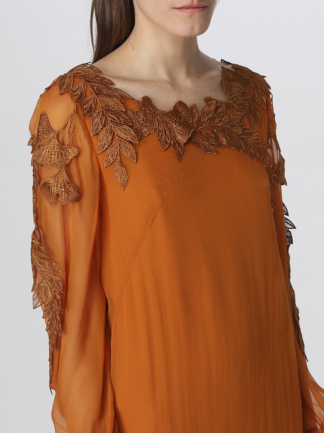 Embroidered Mini Dress Aline