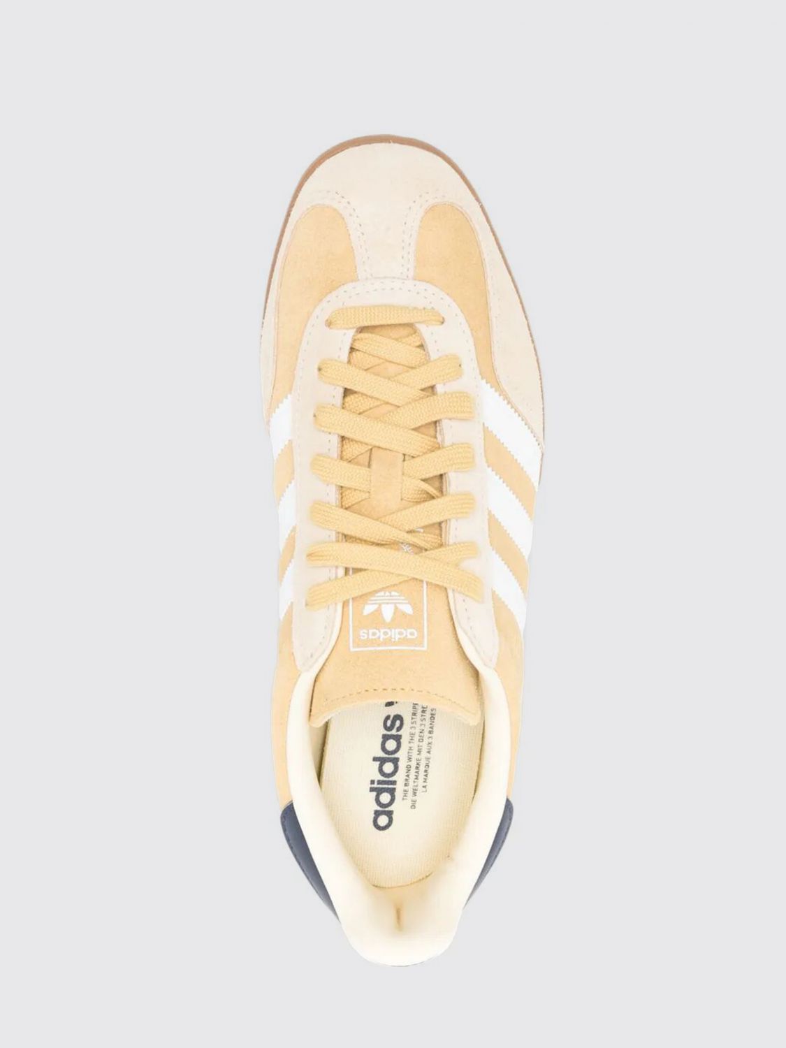 Classic Mustard Sneakers with Retro Detailing