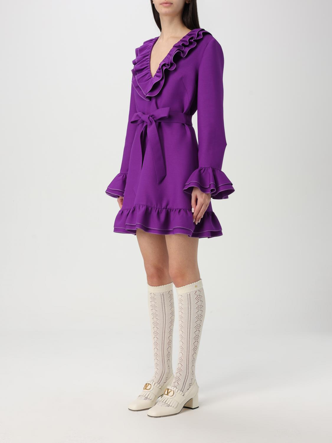 Ruffled Mini Dress ALine