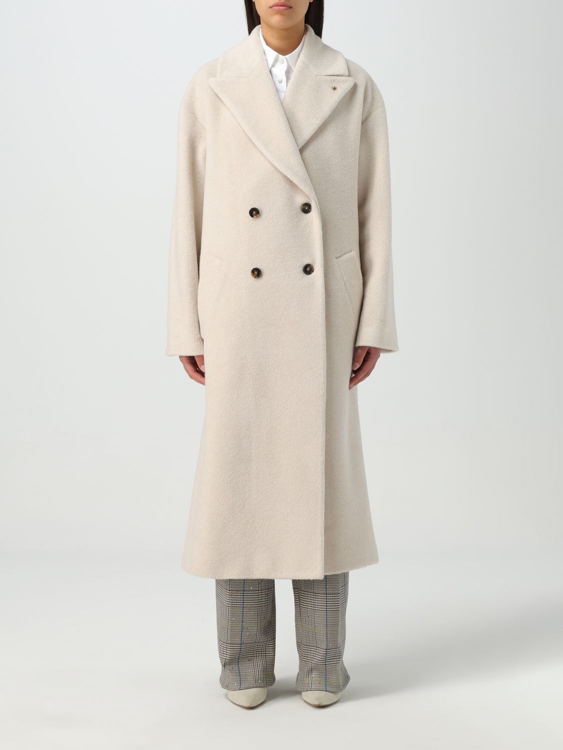DoubleBreasted Wool Coat