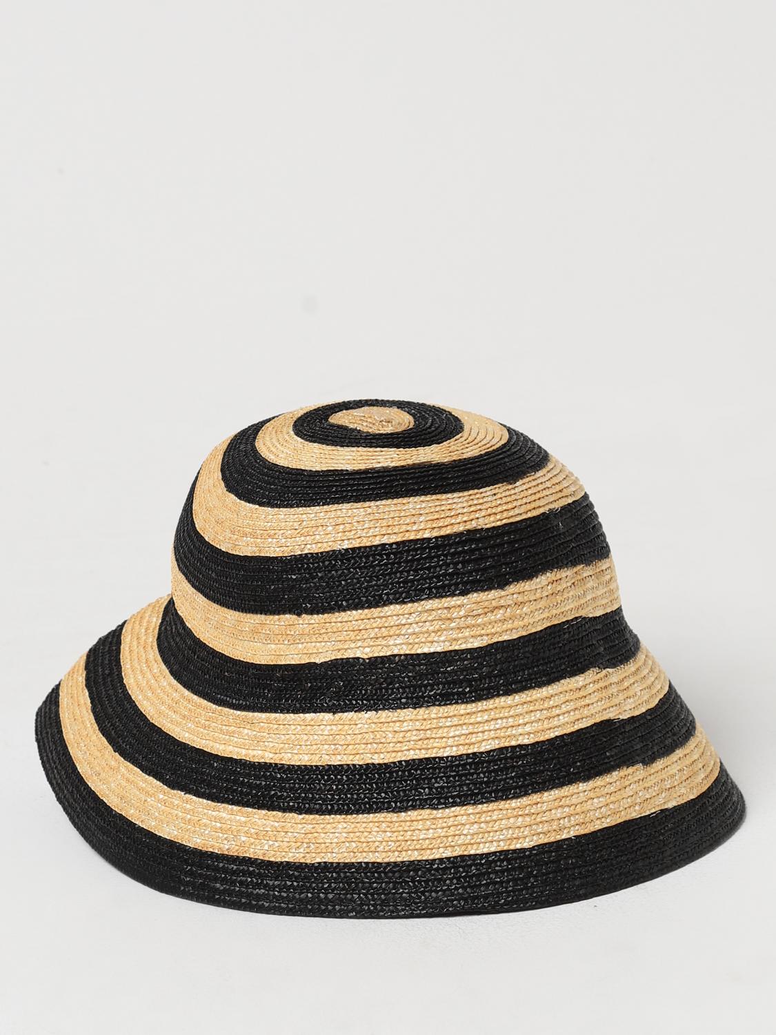 Le Bob Gadol Striped Straw Hat