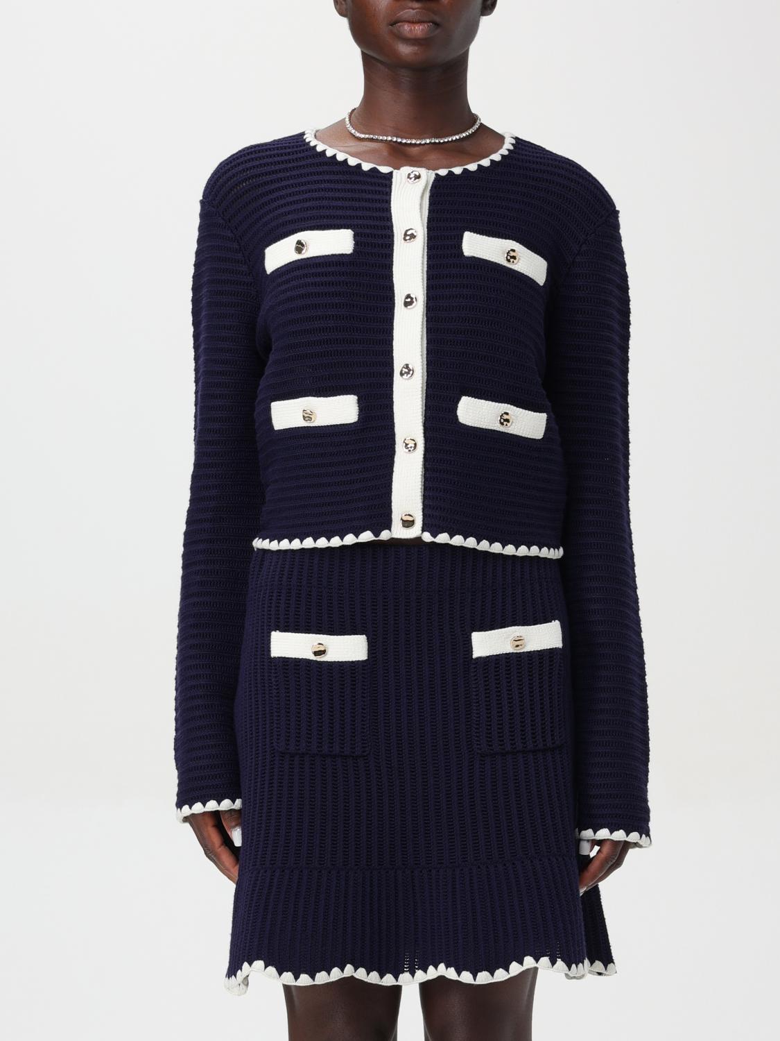 Cropped Cardigan and Mini Skirt Set