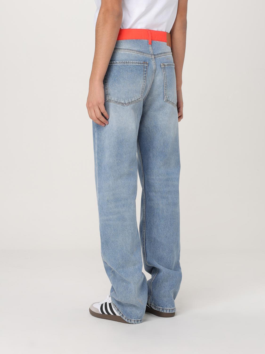 Relaxed Fit Jeans Contrast Waistband