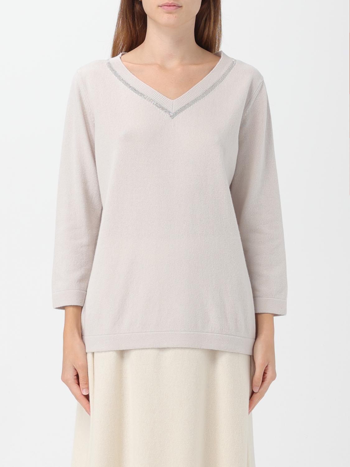 Cashmere VNeck Pullover Sparkle Trim
