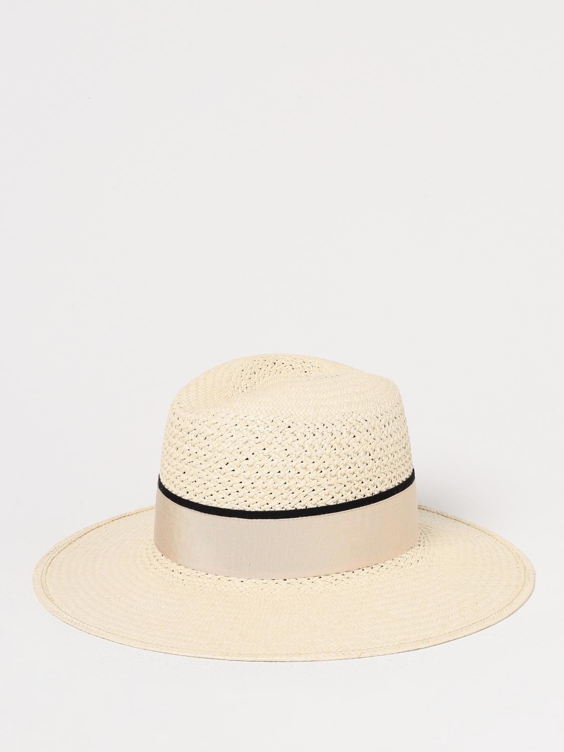 Straw Panama Hat with Ribbon