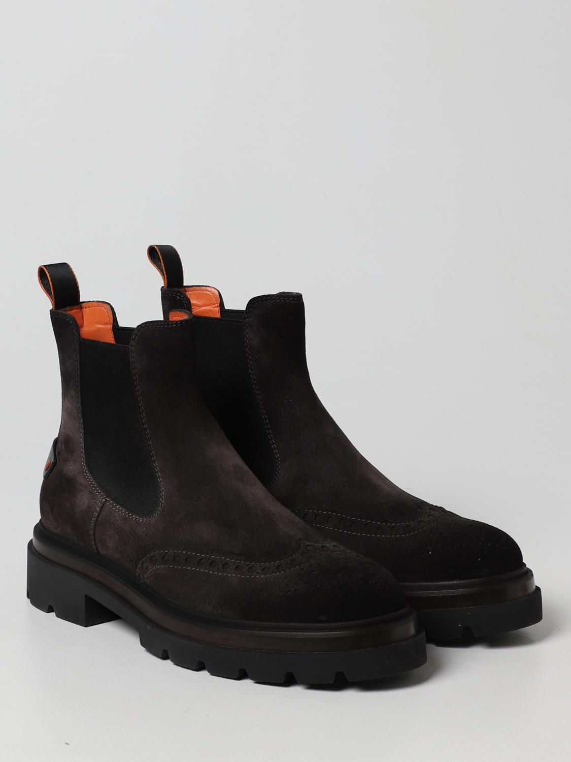 Chelsea Boots Brogue Detailing Chunky Sole