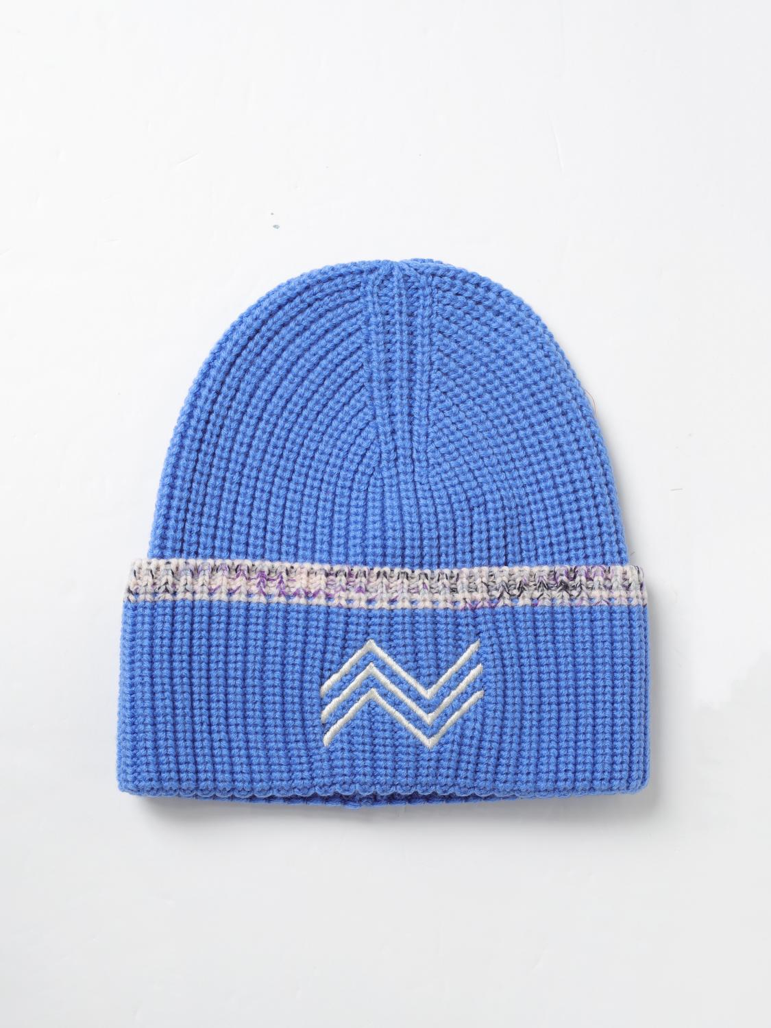 Rib Knit Beanie Chevron Design