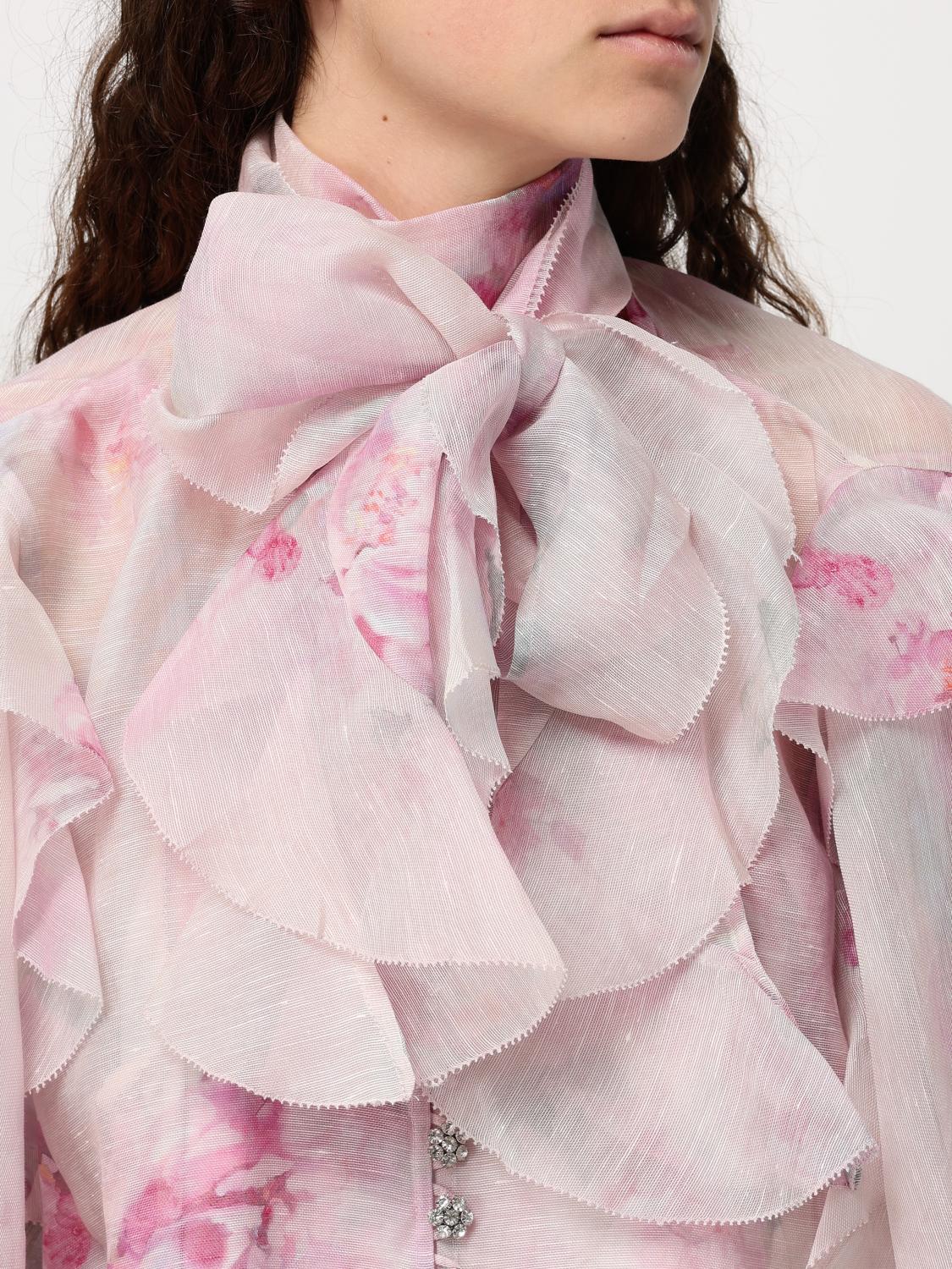 Romantic Floral Blouse Balloon Sleeves