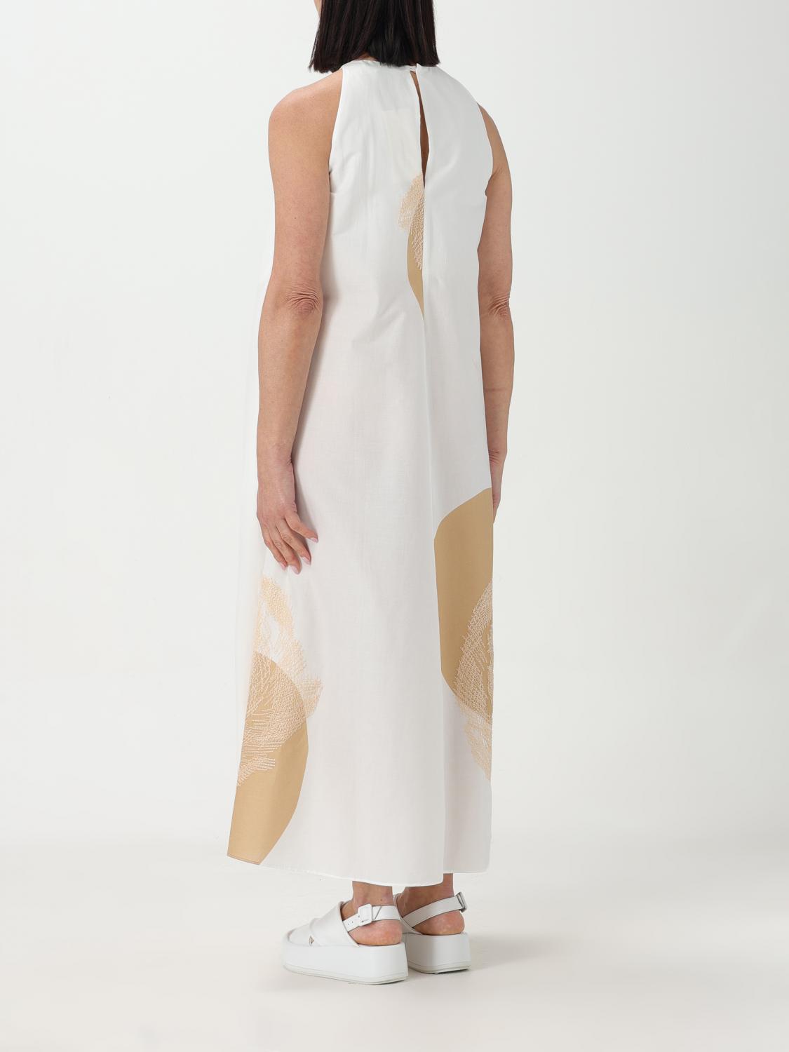 Abstract Print Aline Midi Dress