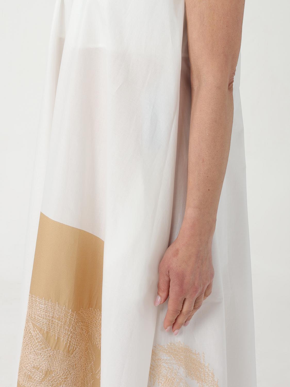 Abstract Print Aline Midi Dress