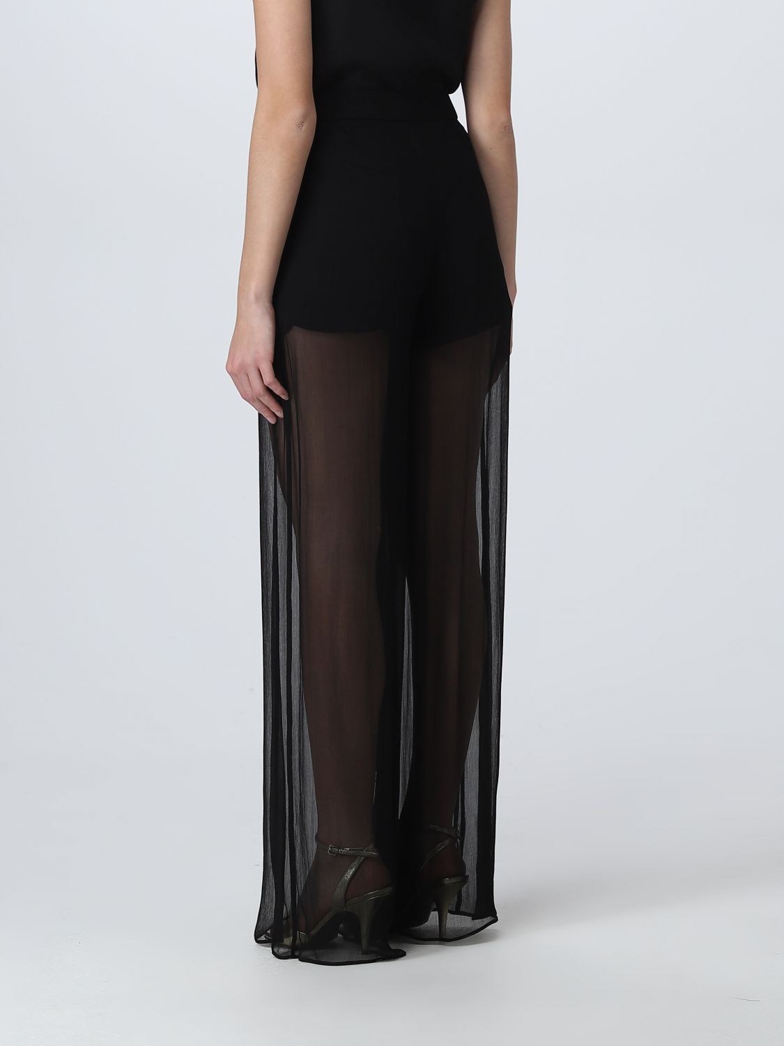 Layered Sheer WideLeg Pants