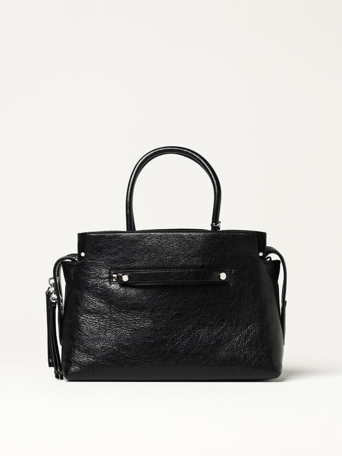 Perry TripleCompartment Leather Handbag