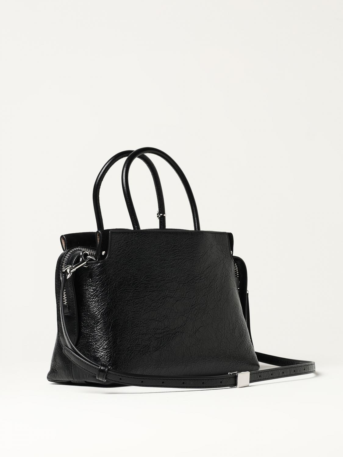 Perry TripleCompartment Leather Handbag