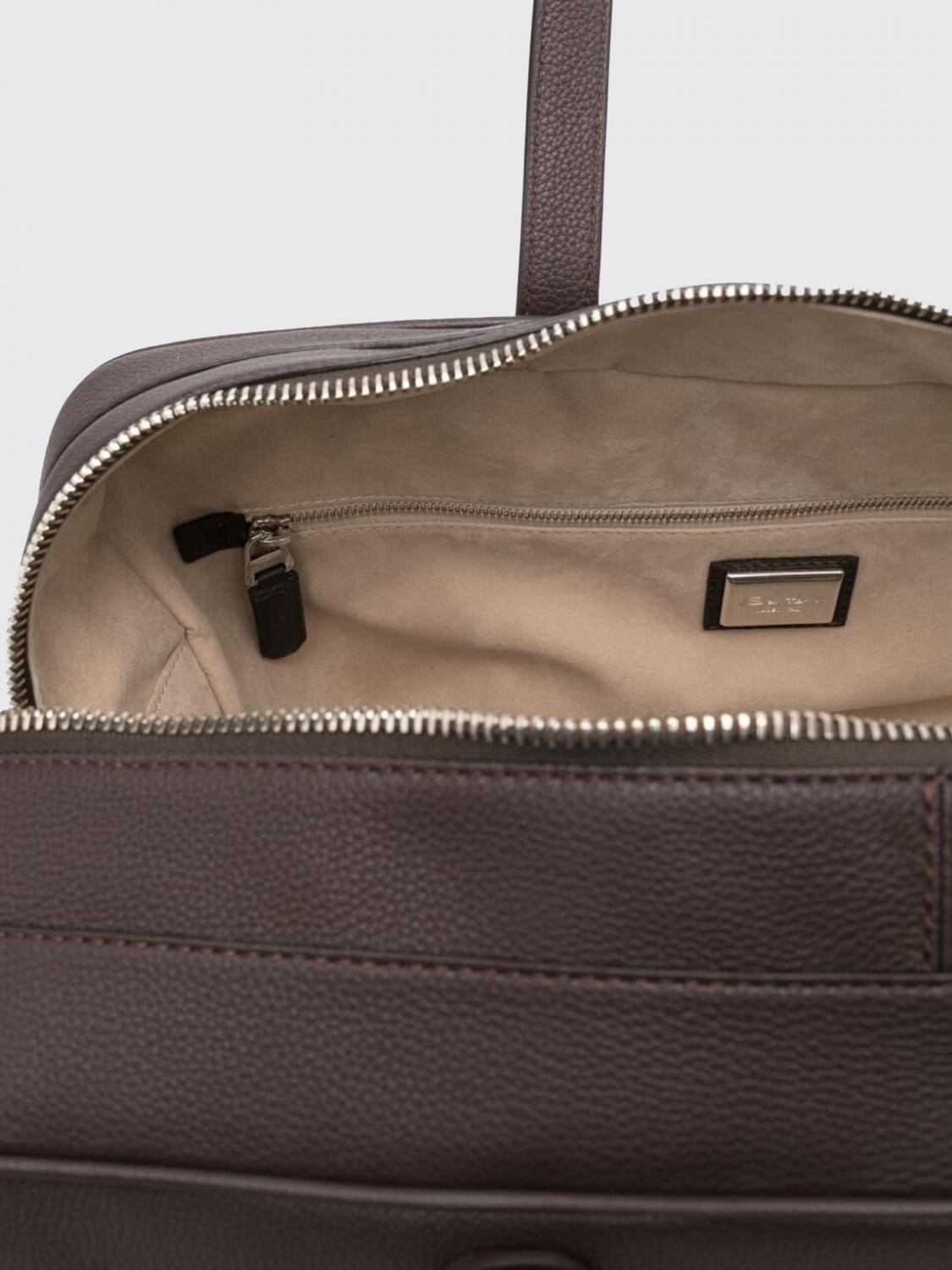 Leather Travel Duffel Bag