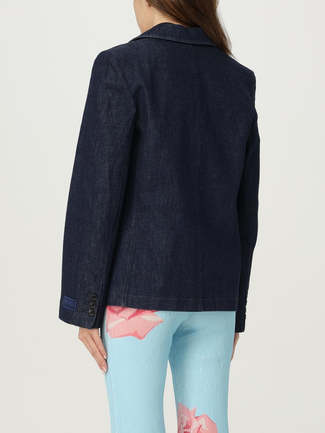 Denim Jacket Rose Print Relaxed Fit