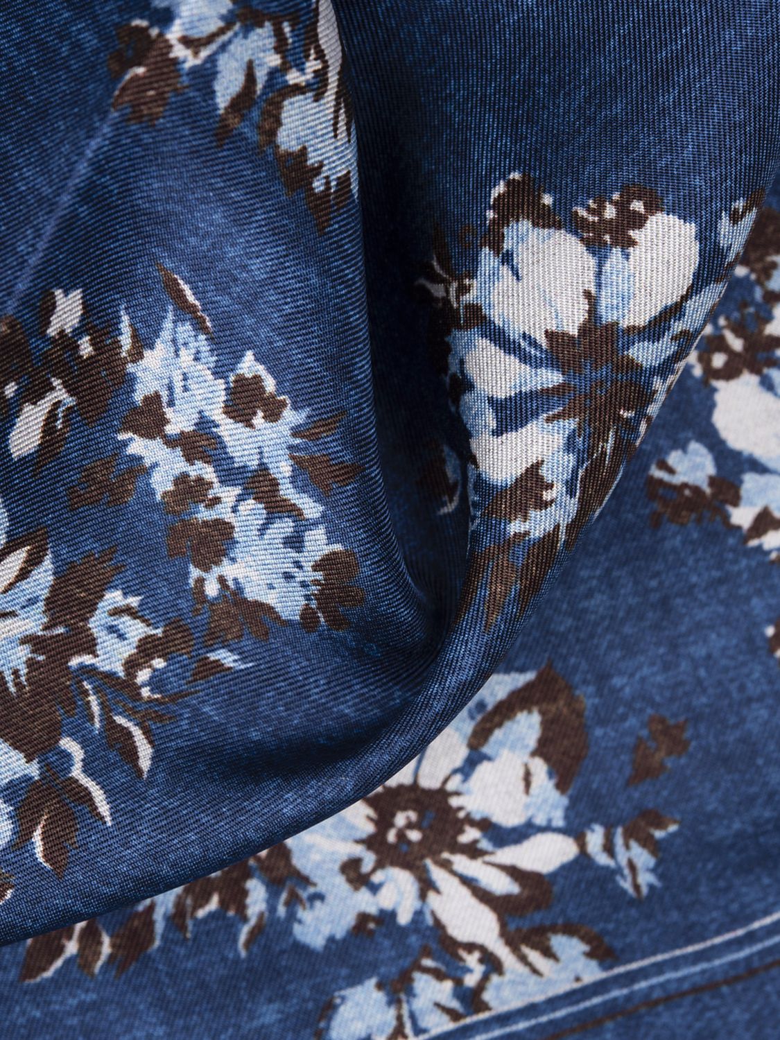 Floral Pocket Square Silk