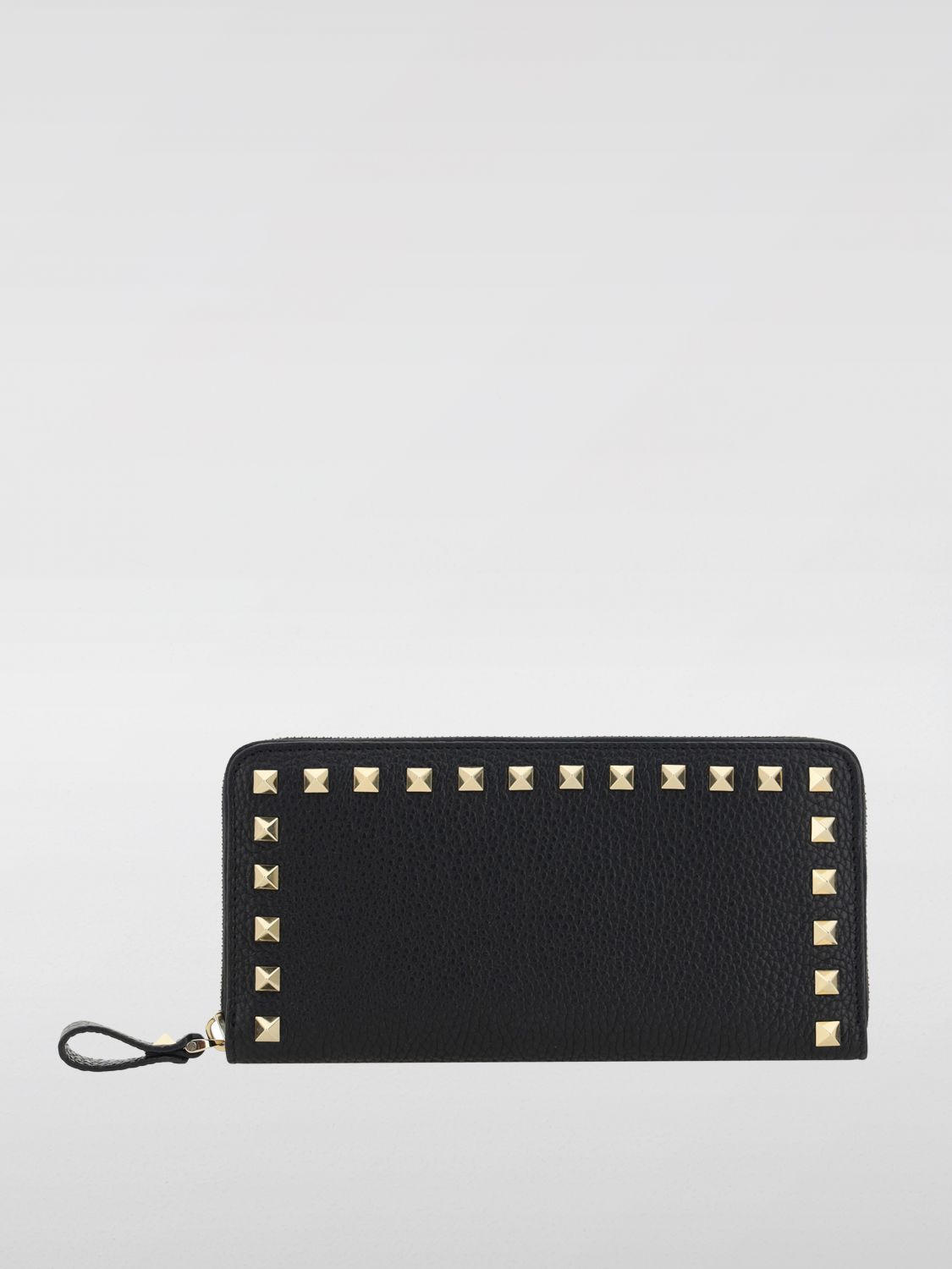 Rockstud Zip Around Wallet
