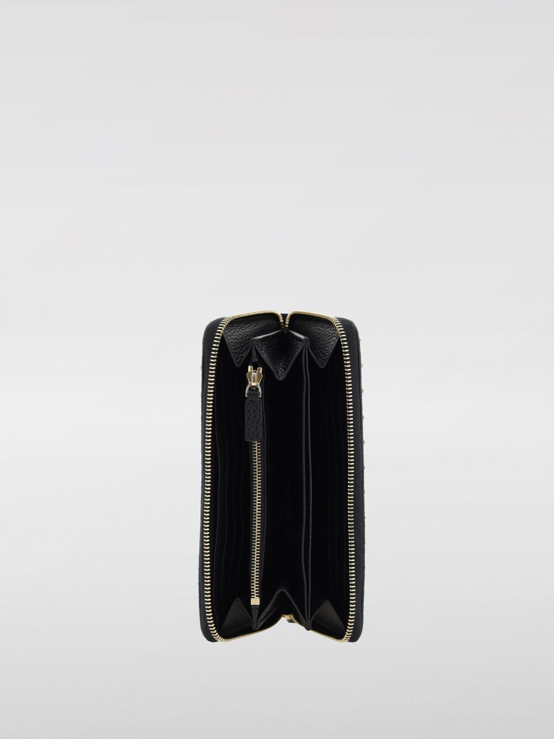 Rockstud Zip Around Wallet