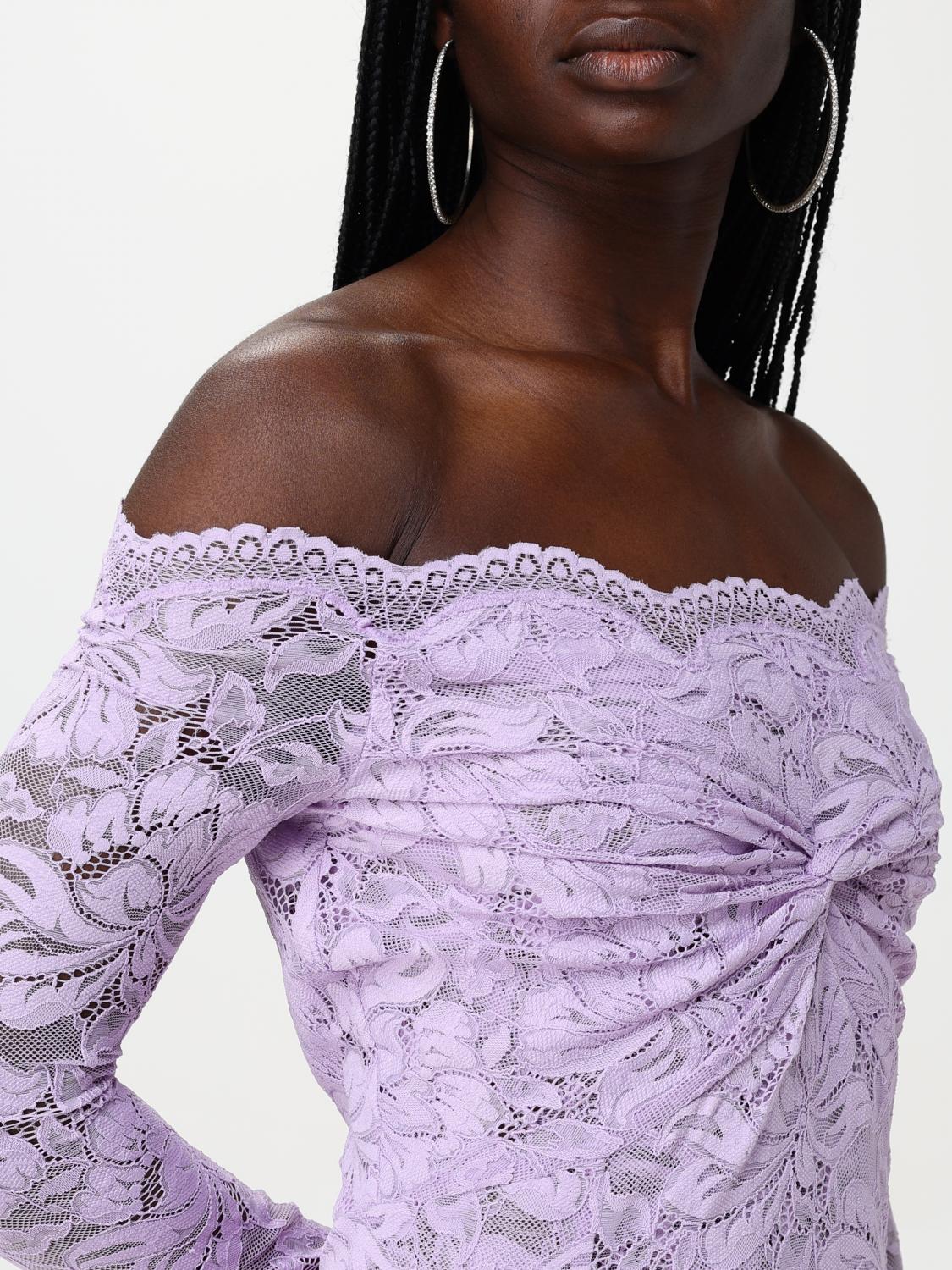 Lace Maxi Dress OffShoulder Long Sleeves