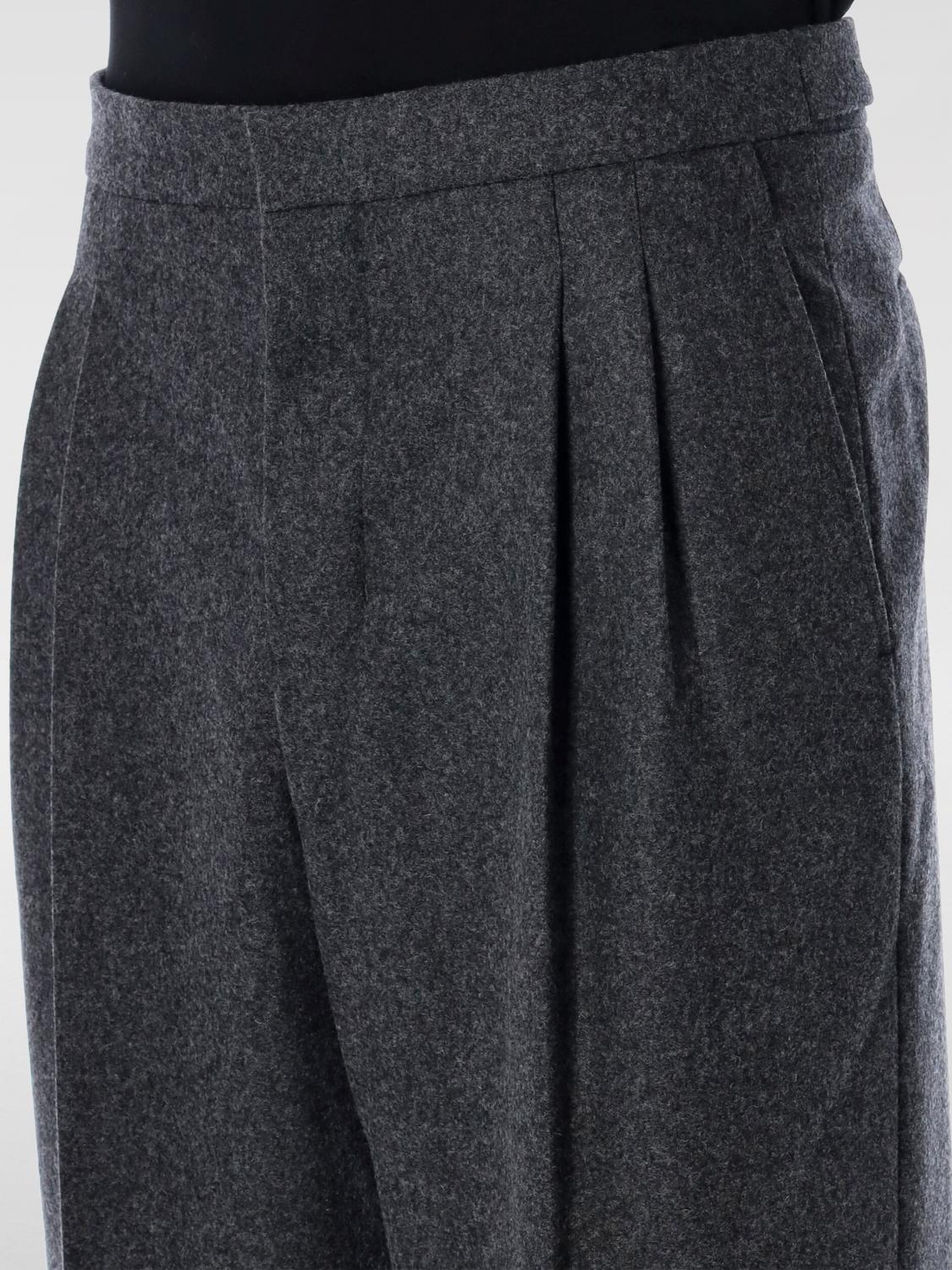 Pleated Wool Trousers