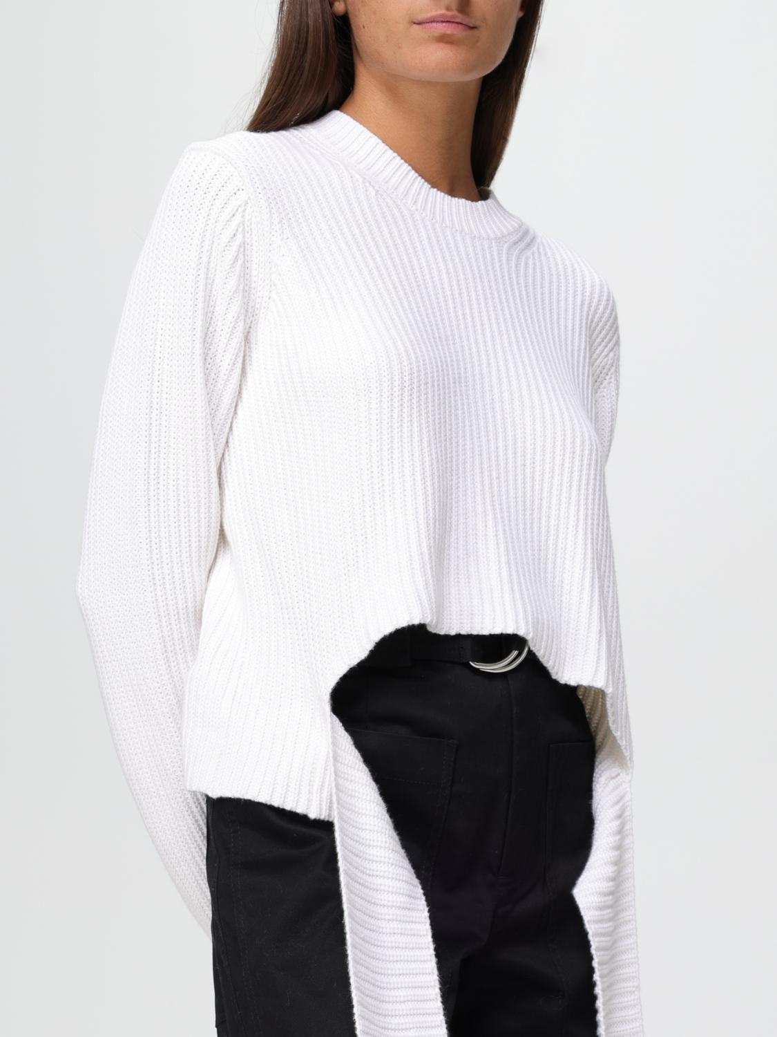 Cropped Ribbed Knit Sweater